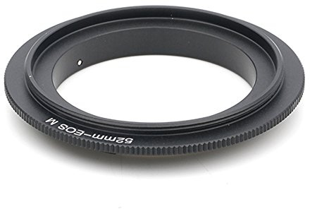 Pixco 52mm Lens Macro Reverse Adapter Ring for EOS M Camera