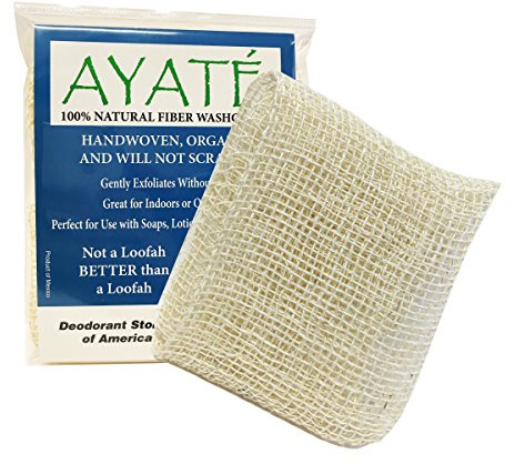 Ayate Wash Cloth - 100% Natural Fibers - Exfoliate and Renew Your Skin