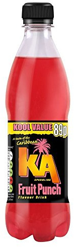 (12 Pack) Ka Fruit Punch - 500ml