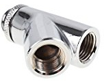 Y-anslutning 45° för G1/4 Alphacool Eiszapfen (silver)