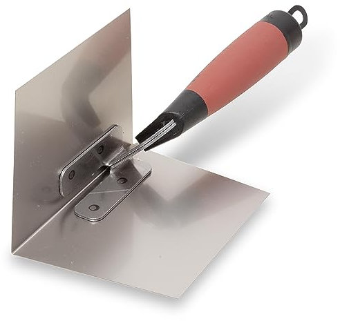 Marshalltown Inneneck-Kelle - DuraSoft Griff, Edelstahl, 127x95 mm, 24D, Silber