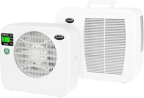 Netagon Eurom 2400BTU Caravan Split Air Conditioner Conditioning Wall Mounted Unit - Efficient Cooling for RVs, Campers, Motorhomes & Caravans | Compact & Quiet | Digital with Timer
