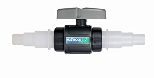 HOZELOCK - Flow Control Valve : Allows Quick and Easy Adjustment of Water Flow to Pond Filtration Systems, Compatible with Ø 25mm (1), 32mm (11/4), 40 Mm (11/2) [1758 0000]
