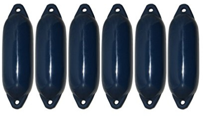 Majoni 6er-Set Star 45 Rammschutz Navy 70 x 24 cm