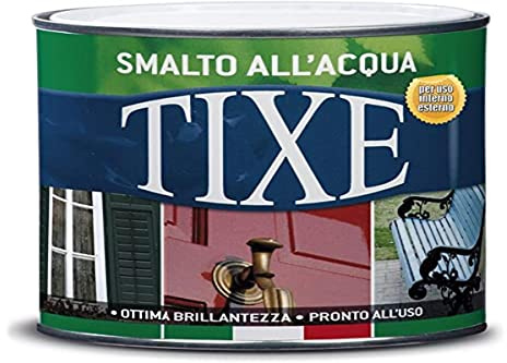 TIXE Smalto all'Acqua – Finitura Lucida e Resistente per Legno e Metallo, AVORIO 125 ML