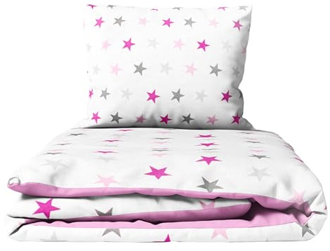 Set piumino e cuscino, 2 pezzi, set di biancheria da letto per lettino, culla