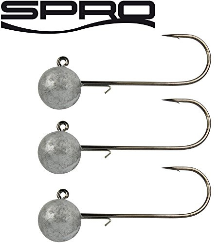 Spro JIGKOPF JIGHEAD HD90-3ER Pack - 14, by 3, Silver, N°6/0, 5.8