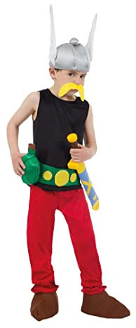 Chaks - Asterix Kostüm Lizenzprodukt, 9-teilig, Jungen, CS805301/128, 128 cm