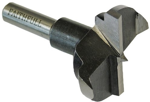Faithfull FAIHBB35HCS 35mm x 60mm HCS Hinge Bore Bit with 8mm Shank
