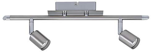 Paulmann Spotlight Georgia max. 2x10W GU10 Nickel gebürstet 230V Metall