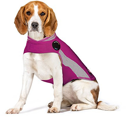Thundershirt Beruhigungsweste, Hundemantel für ängstliche Hunde, Größe M, Polo pink, 99023