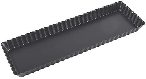 Paderno 47717-35 kuchenform, Metall, Schwarz, 35 x 11 cm