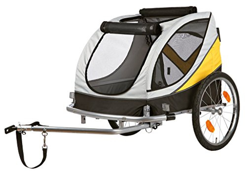 Trixie Trailer Dog Biciclette Grigio Medio