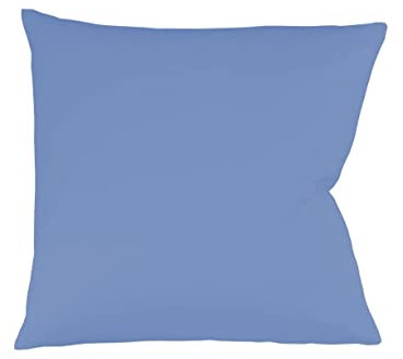 Fleuresse Colours Kissenbezug, Mako Satin, Himmelblau, 80 x 80 cm