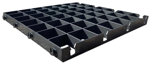 ECODECK Garden Shed Base Grid 4m x 4m Suits 12x12 Sheds & 13x13ft Sheds = Full Eco Kit + Heavy Duty Membrane – Plastic Eco Paving Slab Bases & Driveway Grids Plastic Gravel Grid Garden Grids Grid Base