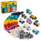 LEGO Klassische kreative Fahrzeuge, buntes Baustein-Bauset mit Eiswagen, Polizeiautospielzeug, Modellstadtautos und mehr, Geschenk oder Auto-Spielzeug für Jungen, Mädchen und Kinder ab 5 Jahren, 11036