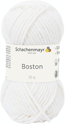 Schachenmayr Boston 9807412-00101 brillantweiß Handstrickgarn