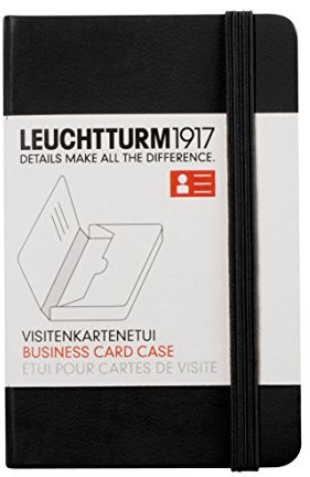 Leuchtturm1917 350140 Visitenkartenetui, Schwarz