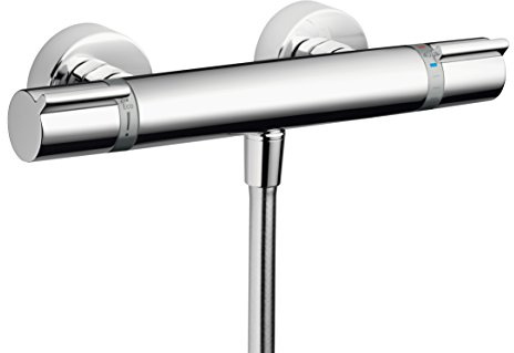 Hansgrohe Brausethermostat, Versostat, Messing, silber, 30.5 centimeters