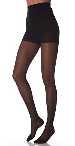 SCUDOTEX Strumpbyxor 40 Denier slät mesh fallande kompression lätt 7 9 Hg Mm färg svart