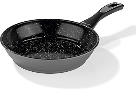 04057 in Ceramica Bratmaxx – Padella 24 cm Antracite – Padella in Ceramica, Acciaio, 40 x 24 x 5,3 cm