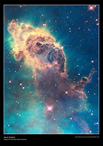 Hubble Teleskop-Poster, Jet im Carina-Nebel, hochwertiges Poster, laminiert, DS14, Papier, a1