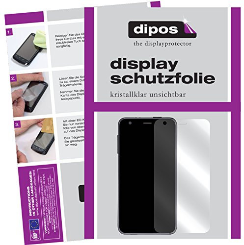 dipos I 6x Screen Protector compatible with YI Technology Yi 4K Action Camera Protection Films clear