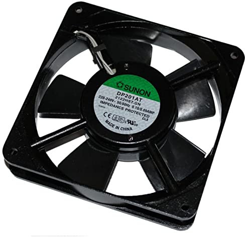 Sunon Ventilatore 230 V AC 19 W 120 x 120 x 25 mm 108,7 m³/h 2000 giri/min, 108,7 m³/h Sunon DP201AT2122HST