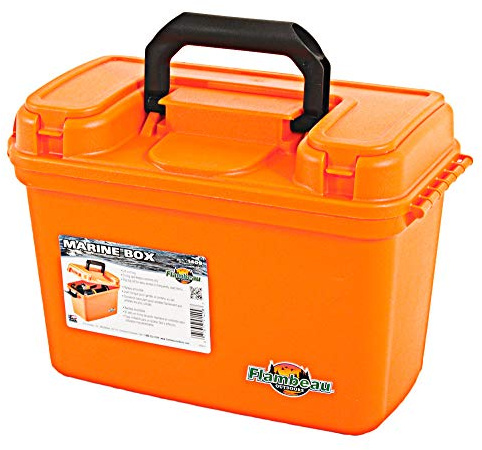 Flambeau Outdoors 1409 Marine Dry Box, 14, Orange