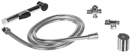 Wirquin 60720898 SHATTAF - Asiento para inodoro (acero inoxidable)