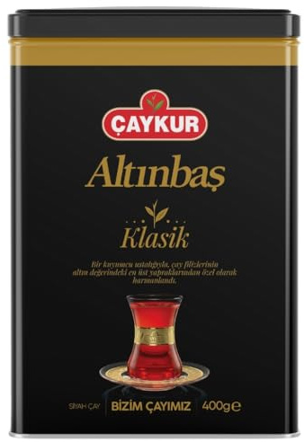 CAYKUR Altinbas Exclusive Turkish Black Tea Special Can Pack 400 gr ''Monde Selection'' Awarded