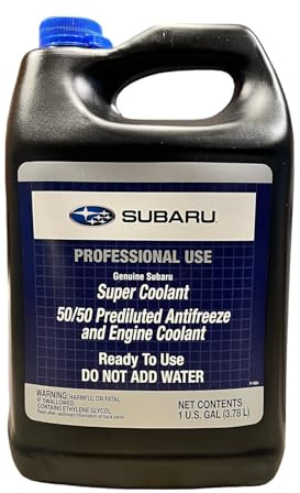 Subaru Genuine Super Coolant Blue Prediluted SOA868V9272 1 Gallon Pre Mixed 50/50 2009 and Newer Ascent BRZ Crosstrek Forester Impreza Legacy Outback WRX