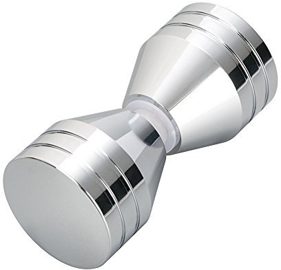 Musuntas - Pomello per porta della doccia, 30 mm, in lega di alluminio