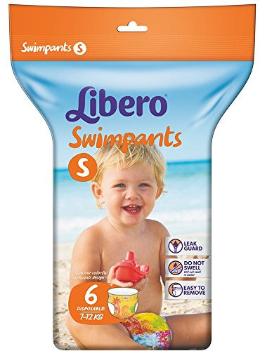 Libero Swimpants Pannolino Bimbo, Taglia S, 6 Pezzi - 10 ml
