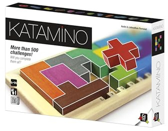 Katamino | The Original Wooden Pattern Building Puzzle Game for Kids and Adults | Over 500 Pentomino Combinations | Award Winning Kid Friendly Strategic Brain Game | Ages 6+ | 1-2 Players | 10 Min