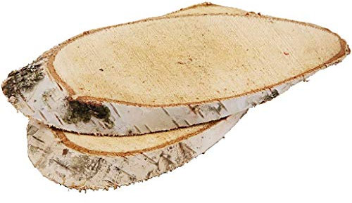 Creotime 567030 Holzscheiben, 15 x 9 cm, 1er Pack (1 x 7 Stück)