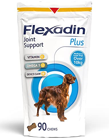 Flexadin Plus Mangime Complementare Dietetico per Cani di Taglia Medio-Grande - 90 Tavolette - 450 gr