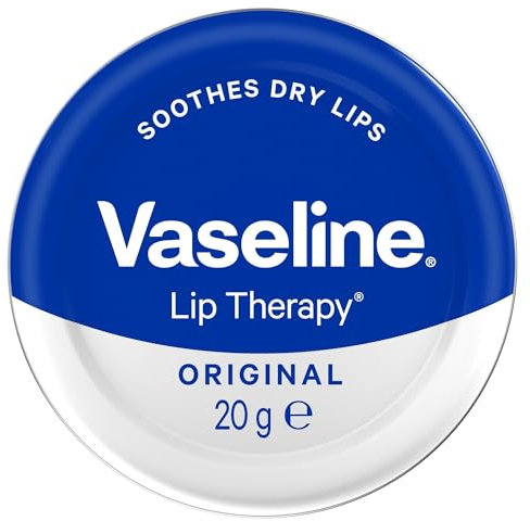 Vaseline Balsamo Labbra Originale per labbra secche, idratante e lenitivo, beige, lucido, senza aroma