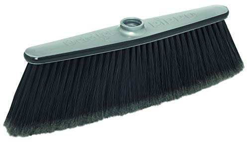 Pippo Pluma Escoba, Nailon, Plateado/Negro/ral 9006, Dimensioni 31 x 10.5 cm