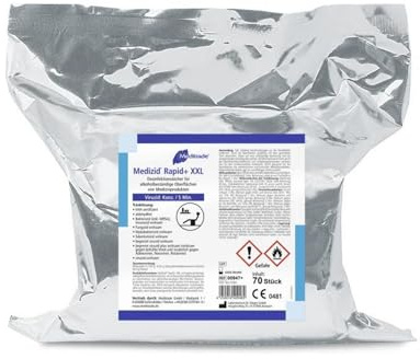 Medizid Rapid Desinfektionstücher XXL Nachfüllpack