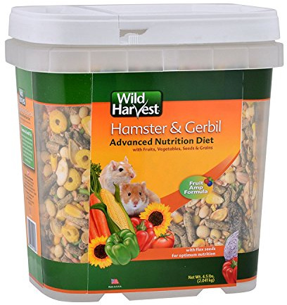 Wild Harvest WH-83543 Wild Harvest Advanced Nutrition Diet for Hamsters or Gerbils, 4.5-Pound