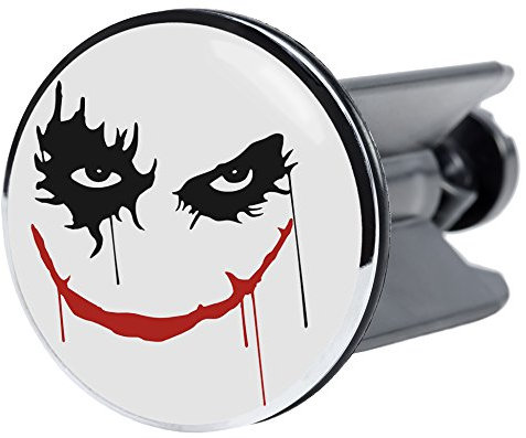 Sanilo Waschbeckenstöpsel Joker, schöner Stöpsel für das Waschbecken, universal mit Motiv