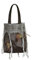 Widmann 01428 - Tasche Ratte, mit ausgefranstem Netzgewebe, Schwarz, Accessoire, Kostüm, Karneval, Mottoparty, Halloween