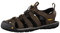KEEN Herren Clearwater CNX Leather Sandalen, Dark Earth/Black, 40 EU