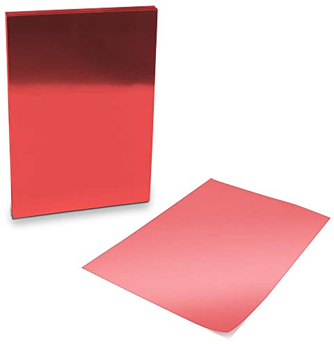 Couvertures transparentes pour Reliure A4 200 microns Pack de 100 Rouge transparent