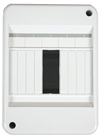 Sicherungskasten Verteilerkasten Aufputzverteiler 5 Module 1-reihig IP30