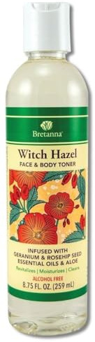 BretanBretna Witch Hazel Toner Geranium Rosehip, 8.75 fl oz