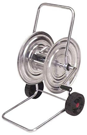 Carrello Avvolgitubo in metallo zincato per 50 mt di tubo irrigazione - Papillon