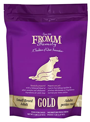 Fromm Small Breed Adult Gold Premium Dry Dog Food - Dry Adult Dog Food for Small Breeds - Chicken Recipe - 5 lb