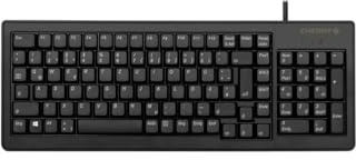 CHERRY G84-5200 XS, Compact Keyboard with Numpad, UK Layout (QWERTY), Wired (USB-A port), Mechanical ML Switches, Black